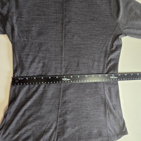 Prana Hoody Women's XS Charcoal Henley Neckline Kangaroo Pouch Long Sleeve - Picture 9 of 14